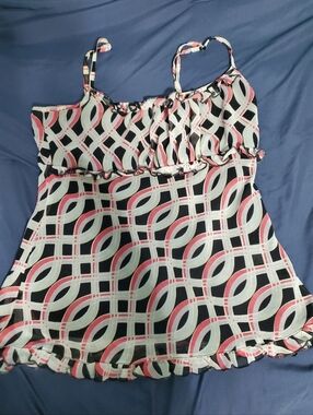 METROSTYLE Lined Top, Size 12